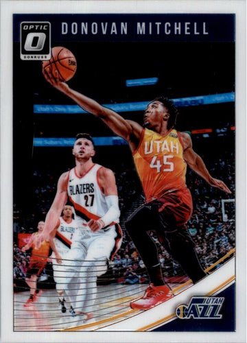 2018-19 Donruss Optic Donovan Mitchell Utah Jazz #63