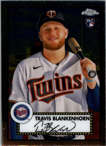 2021 Topps Chrome Platinum Anniversary Travis Blankenhorn RC Minnesota Twins