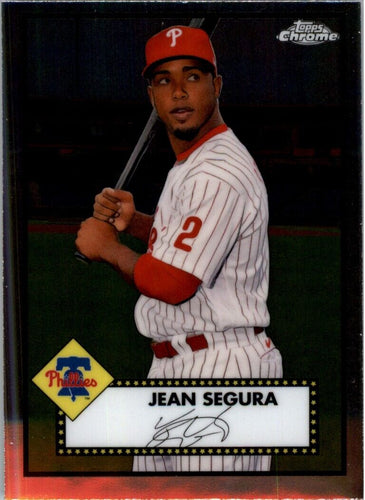 2021 Topps Chrome Platinum Anniversary Jean Segura Philadelphia Phillies #275