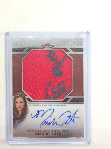 2013 Topps UFC Finest Finest Threads Auto Relics Miesha Tate #FTAR-MT Auto