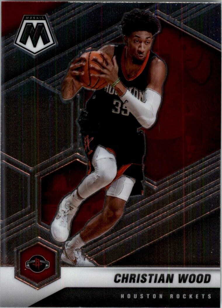 2020-21 Panini Mosaic Christian Wood Houston Rockets #165