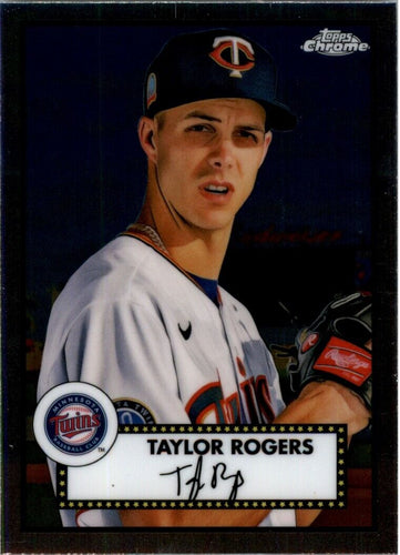 2021 Topps Chrome Platinum Anniversary Taylor Rogers Minnesota Twins #430