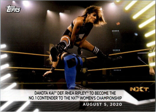 2021 Topps WWE Women's Division Dakota Kai #55
