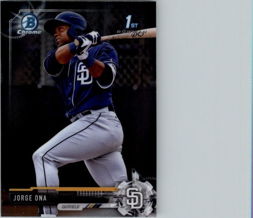 2017 Bowman Chrome Prospects Jorge Ona San Diego Padres #BCP168