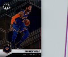 Load image into Gallery viewer, 2020-21 Panini Mosaic Derrick Rose New York Knicks #123