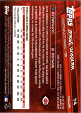 Load image into Gallery viewer, 2017 Topps Chrome Jesse Winker RC Cincinnati Reds #74