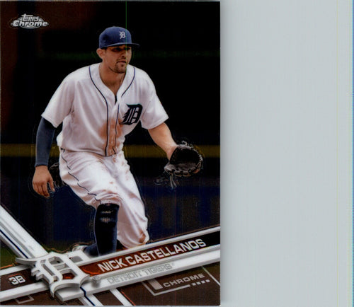2017 Topps Chrome Nick Castellanos Detroit Tigers #68