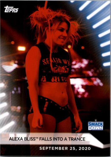 2021 Topps WWE Women's Division Alexa Bliss RC #75