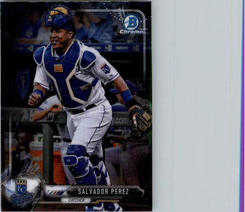 2017 Bowman Chrome Salvador Perez Kansas City Royals #34