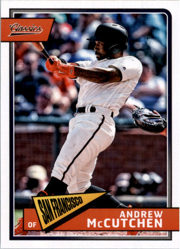 2018 Panini Chronicles Classics Timeless Tribute Andrew McCutchen San Francisco