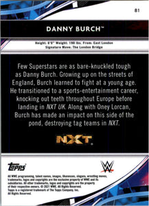 2021 Topps Finest WWE Danny Burch #81