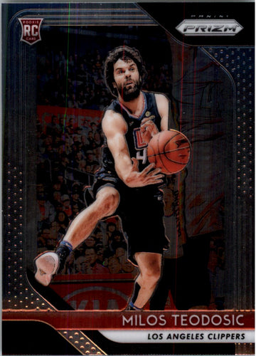 2018-19 Panini Prizm Milos Teodosic Los Angeles Clippers #214