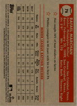 Load image into Gallery viewer, 2021 Topps Chrome Platinum Anniversary Rafael Marchan Philadelphia Phillies #76