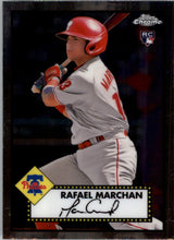 Load image into Gallery viewer, 2021 Topps Chrome Platinum Anniversary Rafael Marchan Philadelphia Phillies #76