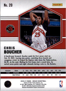 2020-21 Panini Mosaic Chris Boucher Toronto Raptors #20