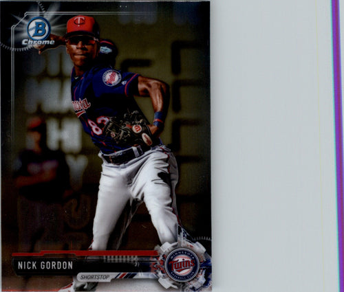 2017 Bowman Chrome Prospects Nick Gordon Minnesota Twins #BCP201