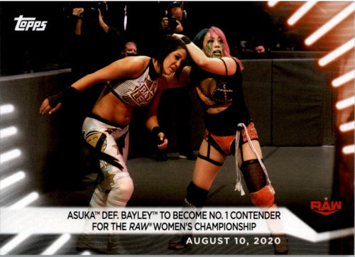 2021 Topps WWE Women's Division asuka bayley #56