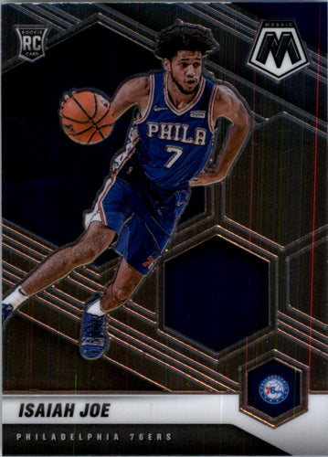 2020-21 Panini Mosaic Isaiah Joe RC Philadelphia 76ers #216