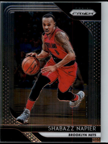 2018-19 Panini Prizm Shabazz Napier Brooklyn Nets #268