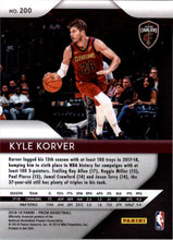 Load image into Gallery viewer, 2018-19 Panini Prizm Kyle Korver Cleveland Cavaliers #200
