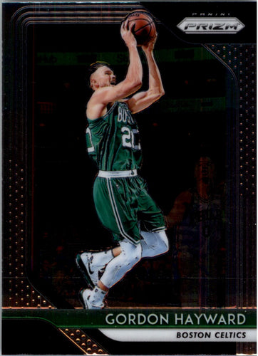 2018-19 Panini Prizm Gordon Hayward Boston Celtics #158