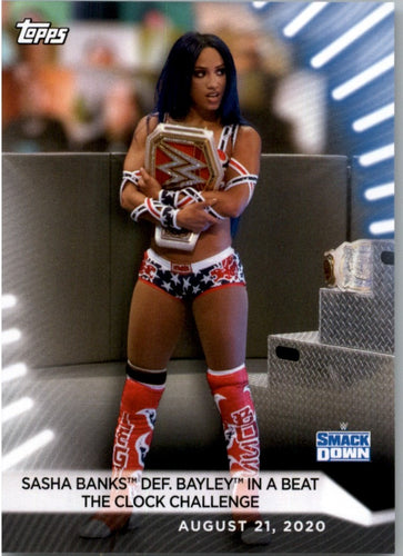 2021 Topps WWE Women's Division Sasha Banks #62