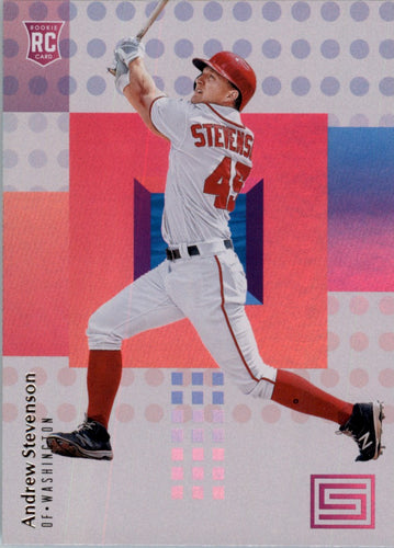 2018 Panini Chronicles Status Andrew Stevenson RC Washington Nationals #15
