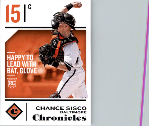 2018 Panini Chronicles Chance Sisco RC Baltimore Orioles #57