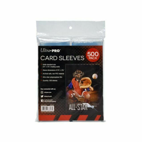 Ultra Pro Penny Card Soft Sleeves 500 Pack for Standard Sized Cards